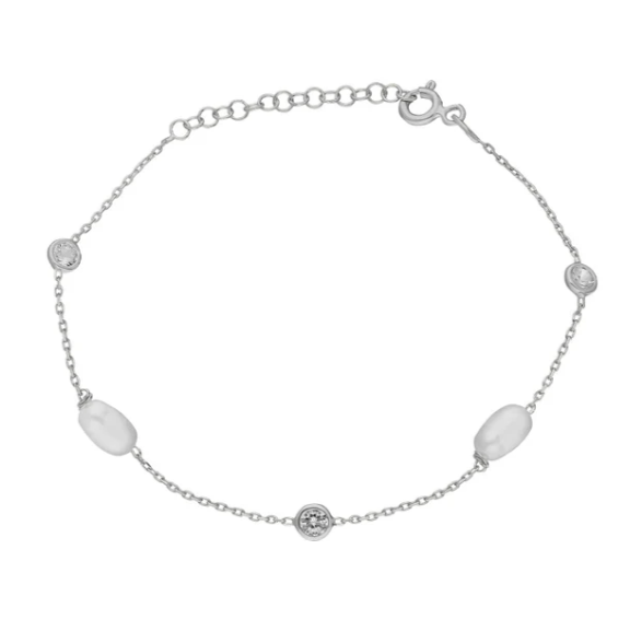 925 Sølv| Perle Armbånd