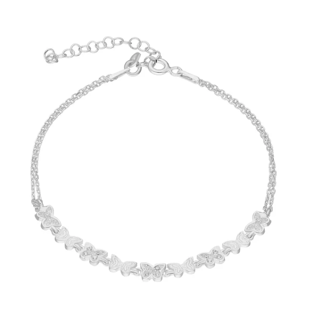 925 Sølv| Sommerfugle Armbånd