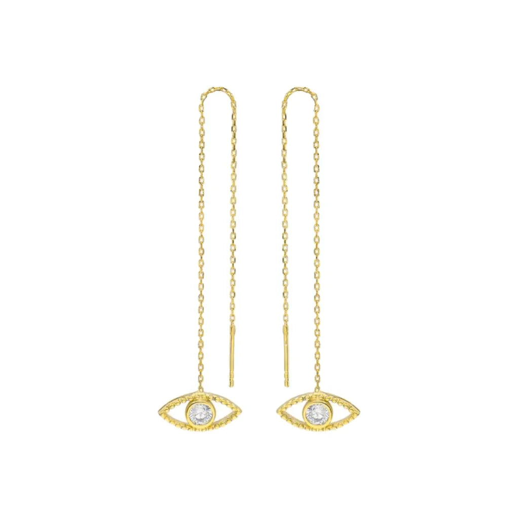 Eye Earring Hängend Ohrring (6994360631341)