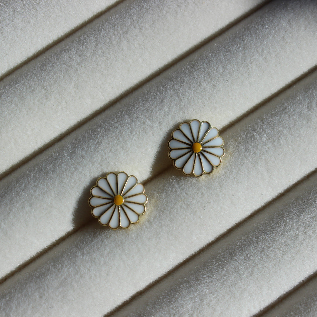 925 Sølv| Daisy Øreringe