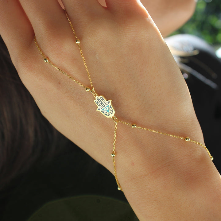 925 Sølv| Mineli Hamsa Shahmeran