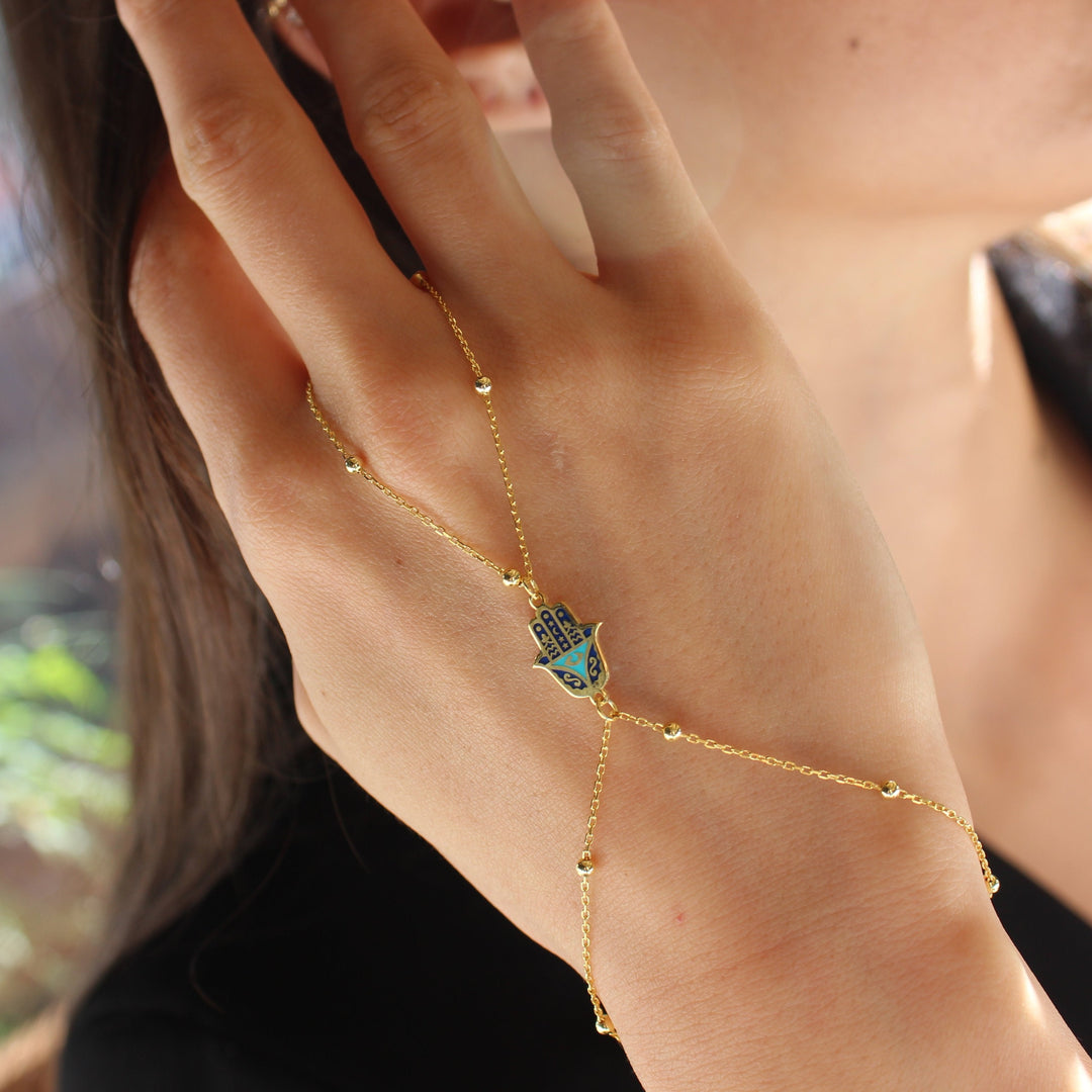 925 Sølv| Mineli Hamsa Shahmeran
