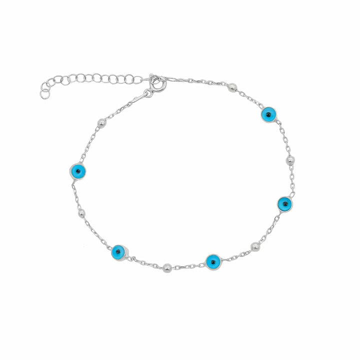 925 Sølv| Evil Eye Armbånd