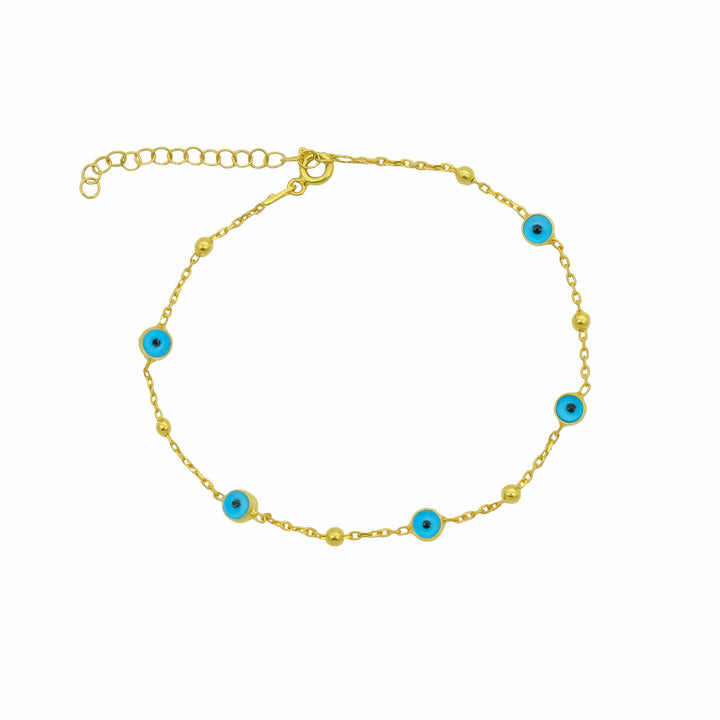 925 Sølv| Evil Eye Armbånd