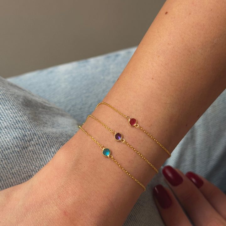 925 Sølv| Fødselsstens Armbånd