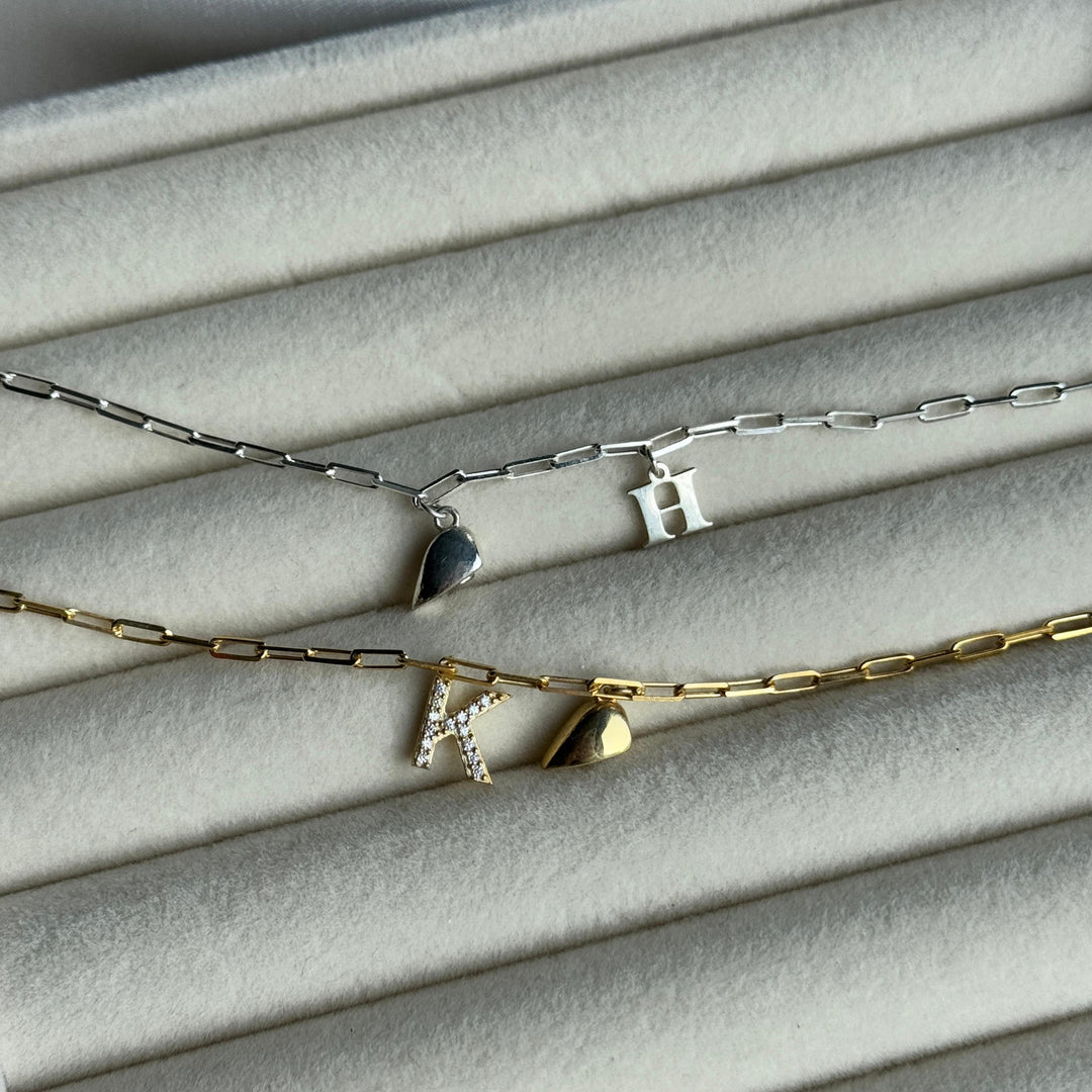 925 Sølv| Magnet Hjerte Armbånd