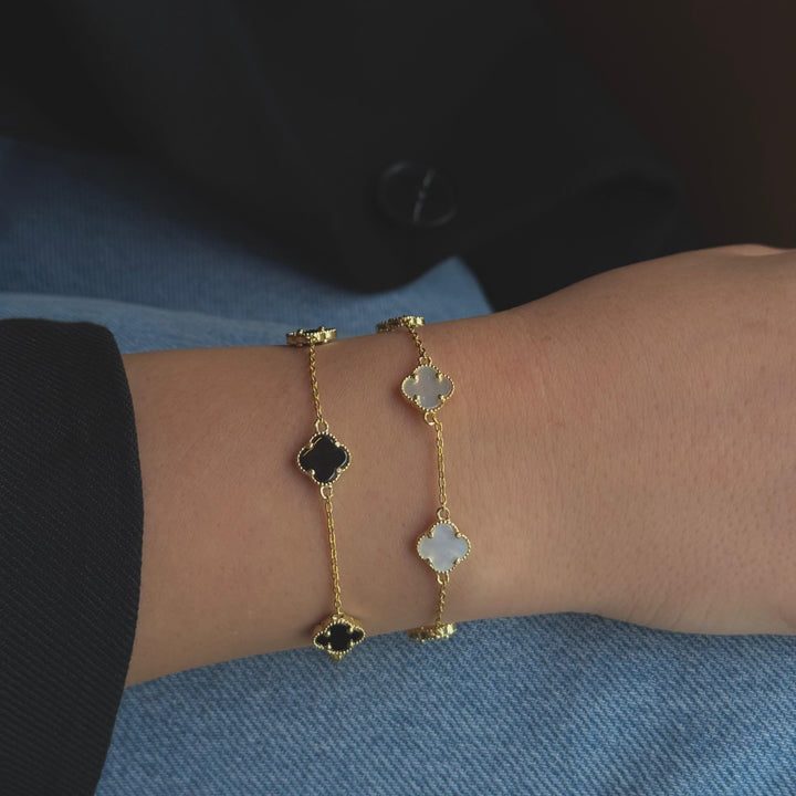925 Sølv| Flere Kløver Armbånd