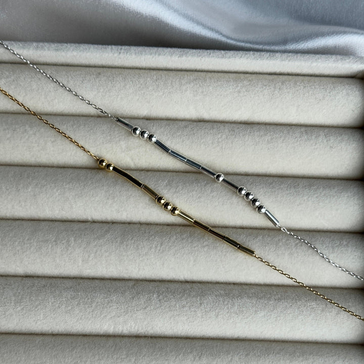 925 Sølv| Morse Code Armbånd