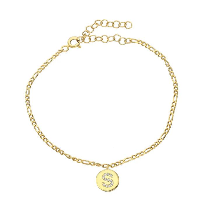 925 Sølv| Tallerken Brev Armbånd